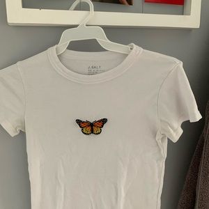 Brandy Melville butterfly shirts